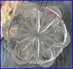 Ancien Vase En Cristal Taillé, Baccarat Saint Louis