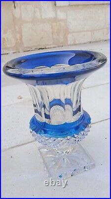 Ancien vase médicis, cristal SAINT LOUIS, modéle versailles