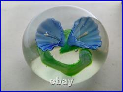 Ancienne Boule Presse Papiers Sulfure Cristal Baccarat Saint Louis Paperweight