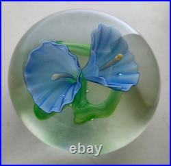Ancienne Boule Presse Papiers Sulfure Cristal Baccarat Saint Louis Paperweight