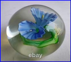 Ancienne Boule Presse Papiers Sulfure Cristal Baccarat Saint Louis Paperweight