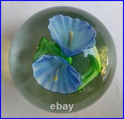 Ancienne Boule Presse Papiers Sulfure Cristal Baccarat Saint Louis Paperweight