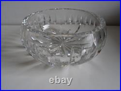 Ancienne Coupe Centre de Table Cristal Taillé Saint Louis France Ø 25 cm
