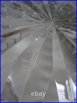 Ancienne Coupe Centre de Table Cristal Taillé Saint Louis France Ø 25 cm Ancienne Coupe Centre de Table Cristal Taillé Saint Louis France Ø 25 cm
