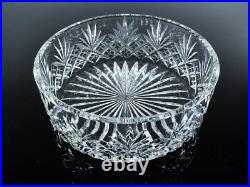 Ancienne Coupe Saladier En Cristal Couleur Taille Modelé Massenet St Louis