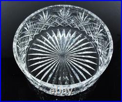 Ancienne Coupe Saladier En Cristal Couleur Taille Modelé Massenet St Louis
