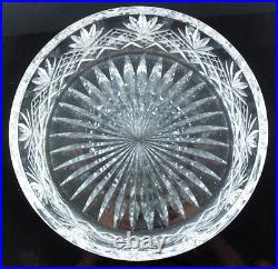 Ancienne Coupe Saladier En Cristal Couleur Taille Modelé Massenet St Louis