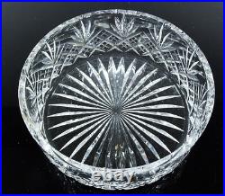 Ancienne Coupe Saladier En Cristal Couleur Taille Modelé Massenet St Louis