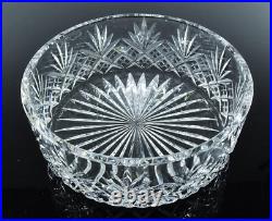 Ancienne Coupe Saladier En Cristal Couleur Taille Modelé Massenet St Louis