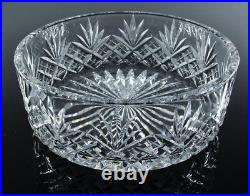 Ancienne Coupe Saladier En Cristal Couleur Taille Modelé Massenet St Louis