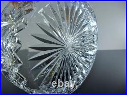Ancienne Coupe Saladier En Cristal Couleur Taille Modelé Massenet St Louis