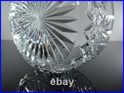 Ancienne Coupe Saladier En Cristal Couleur Taille Modelé Massenet St Louis