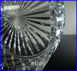 Ancienne Coupe Saladier En Cristal Couleur Taille Modelé Massenet St Louis
