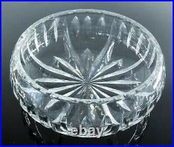 Ancienne Coupe Saladier En Cristal Massif Taille Diamant Jercey St Louis Signée