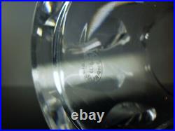 Ancienne Cruche Broc Cristal Massif Taille Modelé Jersey St Louis Signe