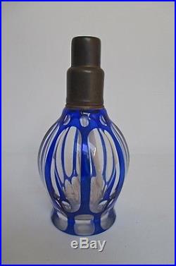 Ancienne lampe berger cristal taillé Saint louis ou Baccarat