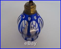 Ancienne lampe berger cristal taillé Saint louis ou Baccarat