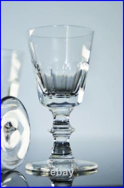 Anciennes 6 Verres Digestif Cristal Taille Cotes Plates Caton St Louis Art Deco Anciennes 6 Verres Digestif Cristal Taille Cotes Plates Caton St Louis Art Deco