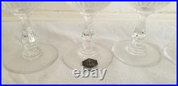 Anciens 12 verres à vin en cristal signé Saint Louis modèle Liane