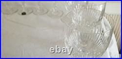 Anciens 12 verres à vin en cristal signé Saint Louis modèle Liane
