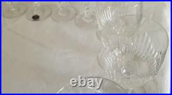 Anciens 12 verres à vin en cristal signé Saint Louis modèle Liane