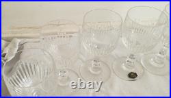 Anciens 12 verres à vin en cristal signé Saint Louis modèle Liane