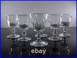 Art Deco 6 Verres Digestif En Cristal Taille Cotes Plates Caton St Louis Art Deco 6 Verres Digestif En Cristal Taille Cotes Plates Caton St Louis