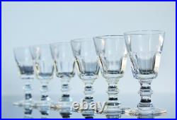 Art Deco 6 Verres Digestif En Cristal Taille Cotes Plates Caton St Louis Art Deco 6 Verres Digestif En Cristal Taille Cotes Plates Caton St Louis