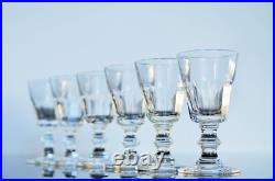 Art Deco 6 Verres Digestif En Cristal Taille Cotes Plates Caton St Louis Art Deco 6 Verres Digestif En Cristal Taille Cotes Plates Caton St Louis