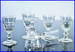 Art Deco 6 Verres Digestif En Cristal Taille Cotes Plates Caton St Louis Art Deco 6 Verres Digestif En Cristal Taille Cotes Plates Caton St Louis