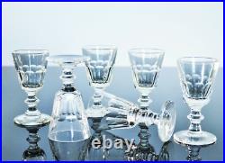 Art Deco 6 Verres Digestif En Cristal Taille Cotes Plates Caton St Louis Art Deco 6 Verres Digestif En Cristal Taille Cotes Plates Caton St Louis