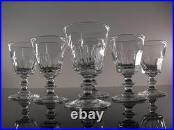 Art Deco 6 Verres Digestif En Cristal Taille Cotes Plates Caton St Louis Art Deco 6 Verres Digestif En Cristal Taille Cotes Plates Caton St Louis