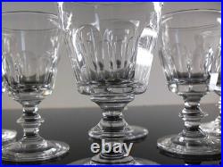 Art Deco 6 Verres Digestif En Cristal Taille Cotes Plates Caton St Louis Art Deco 6 Verres Digestif En Cristal Taille Cotes Plates Caton St Louis