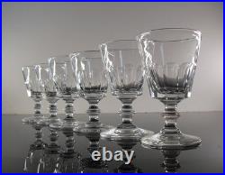 Art Deco 6 Verres Digestif En Cristal Taille Cotes Plates Caton St Louis Art Deco 6 Verres Digestif En Cristal Taille Cotes Plates Caton St Louis