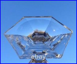 Baccarat Saint Louis 6 Flutes A Champagne Cristal Taillé Cotes Plates 19eme Bb