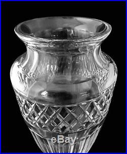 Baccarat / Saint Louis / Vase Médicis En Cristal Taillé Cerclage Perles XIX Éme