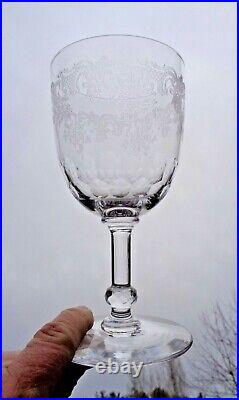 Baccarat St Louis Wine Glasses Weingläser Verre A Eau Cristal Grave Louis XV XVI