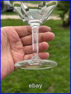 Belle Serie De 6 Coupes A Champagne En Cristal De Saint Louis Modele Cerdagne