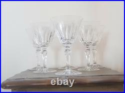 Belle Serie De 6 Grands Verres En Cristal De Saint Louis Modele Buckingham