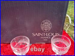 Belle Serie De 6 Verres A Liqueur En Cristal De Saint Louis Modele Trianon Belle Serie De 6 Verres A Liqueur En Cristal De Saint Louis Modele Trianon