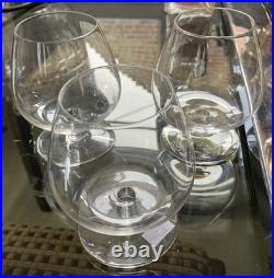 Belle Série de 3 petits verres Dégustation Cognac Cristal Saint Louis