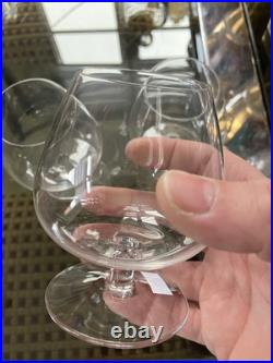 Belle Série de 3 petits verres Dégustation Cognac Cristal Saint Louis