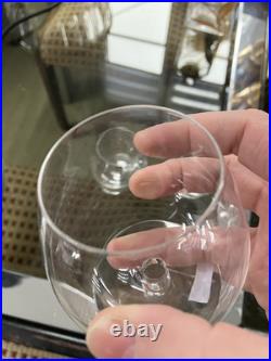 Belle Série de 3 petits verres Dégustation Cognac Cristal Saint Louis