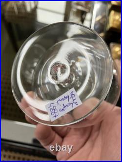 Belle Série de 3 petits verres Dégustation Cognac Cristal Saint Louis