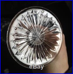 Belle série 6 verres à eau coloré cristal marqué Saint Louis Modéle Tommy
