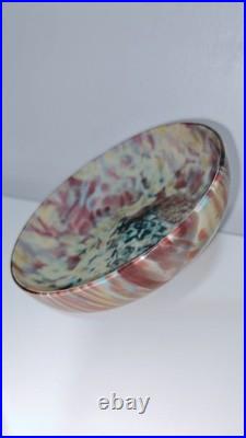 Bonbonnière cristal coloré Art Verrier Saint Louis