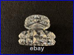 Bougeoir modèle diamant en cristal de Saint Louis Bougeoir modèle diamant en cristal de Saint Louis