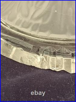 Bougeoirs en cristal de Saint Louis Modèle Aux Dauphins