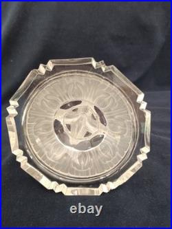 Bougeoirs en cristal de Saint Louis Modèle Aux Dauphins