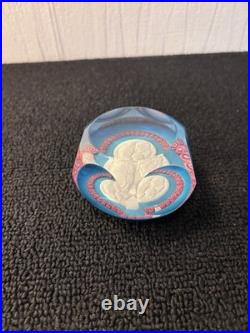 Boule presse papier 2500 ans monarchie Iranienne cristal de Saint Louis